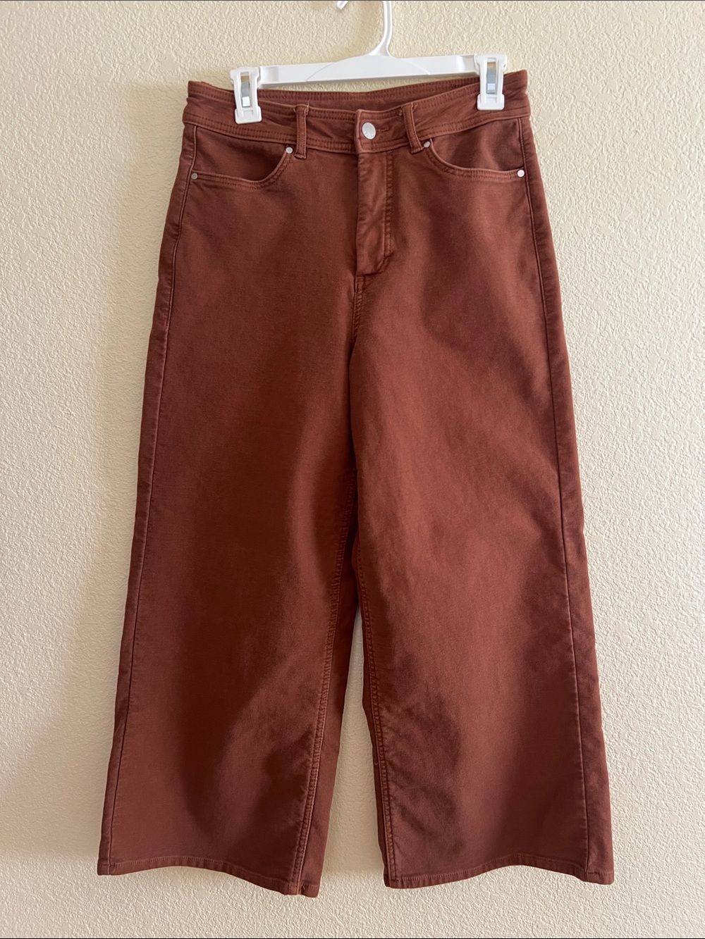 CALIA by Carrie Underwood Wide Leg Pants in Rust Brown